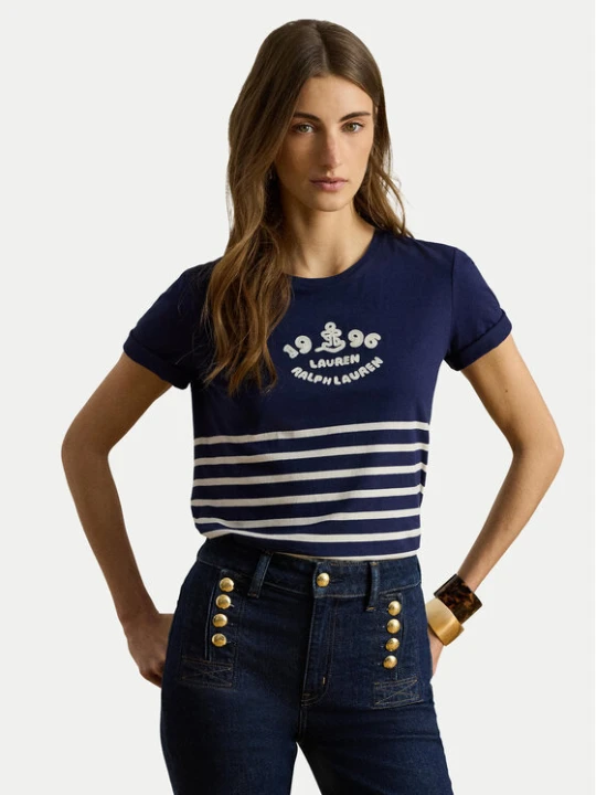 Foto del prodotto LAUREN RALPH LAUREN T-shirt 200B21056001 Blu scuro Relaxed Fit