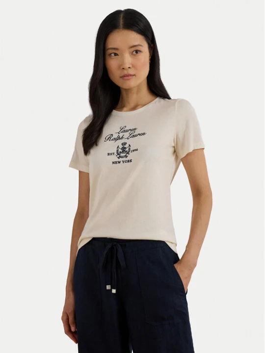 Foto del prodotto LAUREN RALPH LAUREN T-shirt 200P03725002 Beige Relaxed Fit