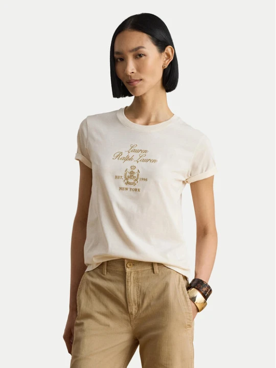 Foto del prodotto LAUREN RALPH LAUREN T-shirt 200P13943002 Crema Regular Fit