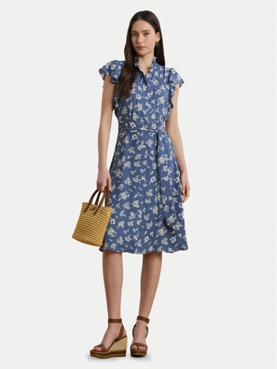 Foto del prodotto LAUREN RALPH LAUREN Vestito chemisier 200970726001 Blu Regular Fit