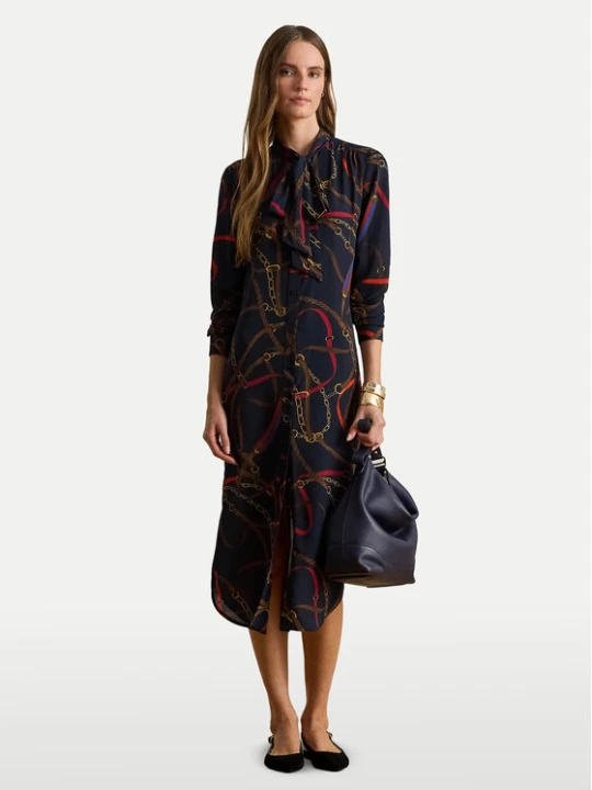 Foto del prodotto LAUREN RALPH LAUREN Vestito chemisier 200P03552001 Blu scuro Regular Fit