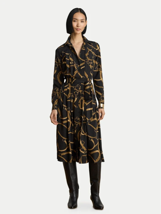 Foto del prodotto LAUREN RALPH LAUREN Vestito chemisier 200P13730001 Nero A-Line Fit