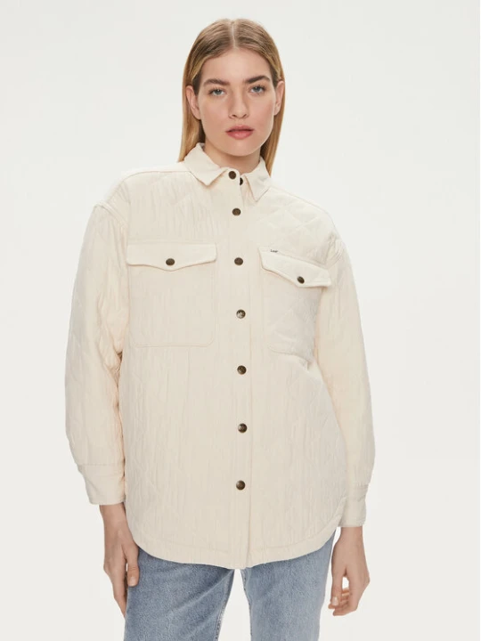 Foto del prodotto Lee Giacca camicia 112351125 Crema Relaxed Fit