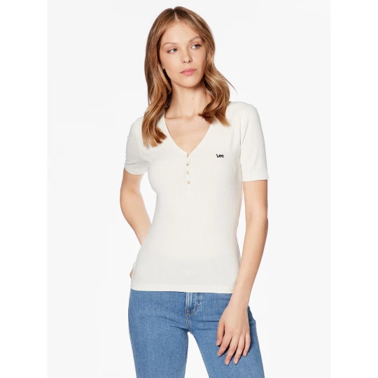 Foto del prodotto Lee T-shirt L44KIPNQ 112333722 Écru Regular Fit Crema