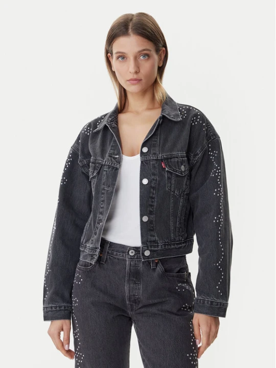 Foto del prodotto Levi's® Giacca di jeans 90s Trucker A9456-0003 Nero Relaxed Fit