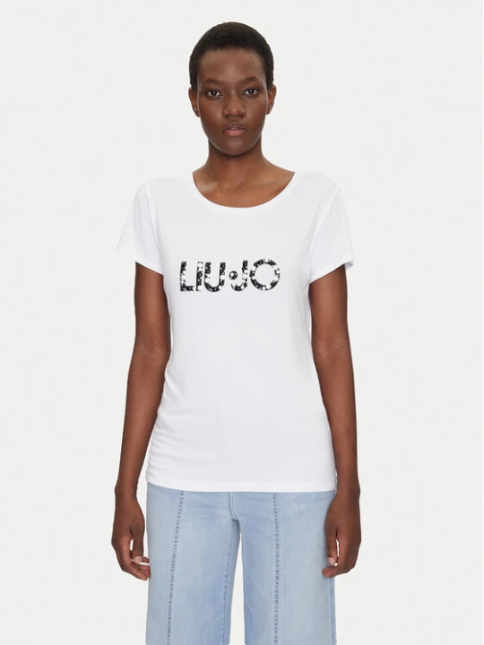 Foto del prodotto Liu Jo Beachwear T-shirt VA5156 JS360 Bianco Regular Fit