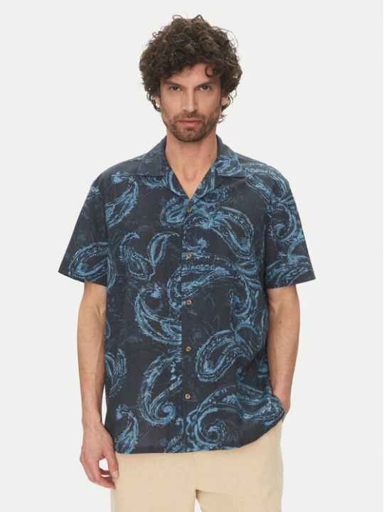 Foto del prodotto Liu Jo Camicia QA5103 T1999 M9542 Blu scuro Regular Fit