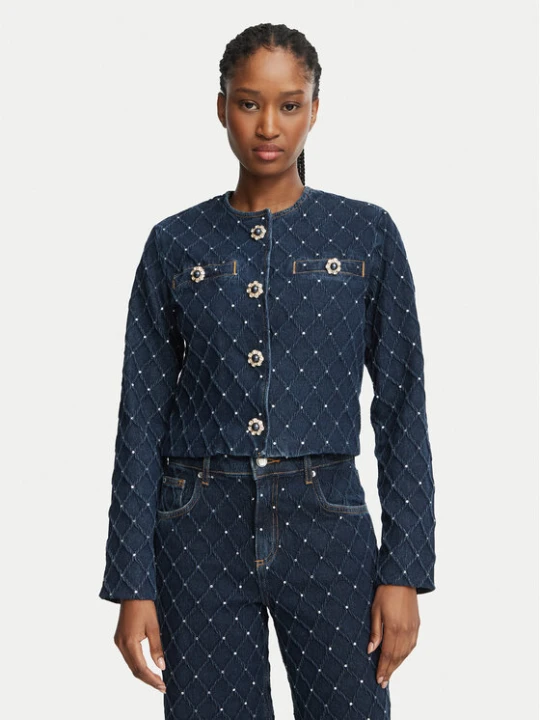 Foto del prodotto Liu Jo Giacca di jeans UF6169 D0374 Blu scuro Regular Fit