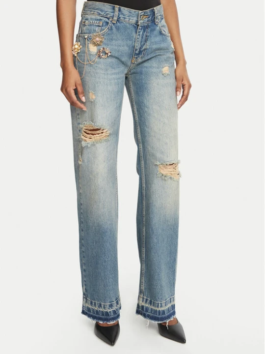 Foto del prodotto Liu Jo Jeans Selected by Gigi Hadid ZB7306 D0418 Blu Straight Leg