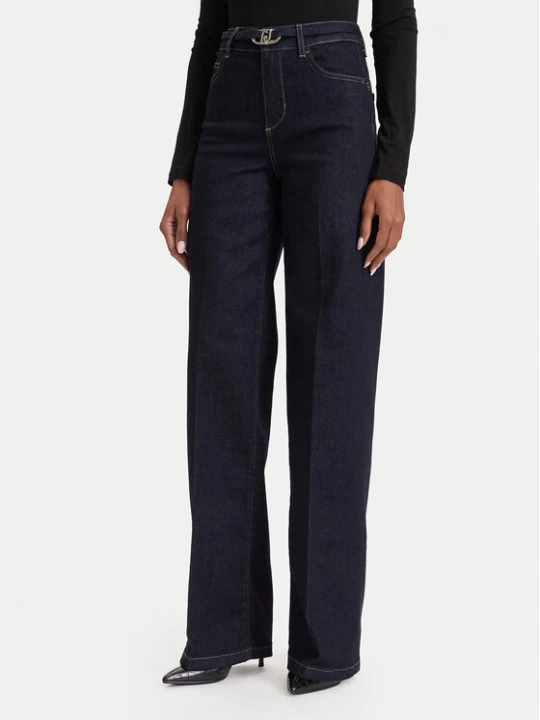 Foto del prodotto Liu Jo Jeans Tall UF6088 D0264 Blu scuro Flared Leg