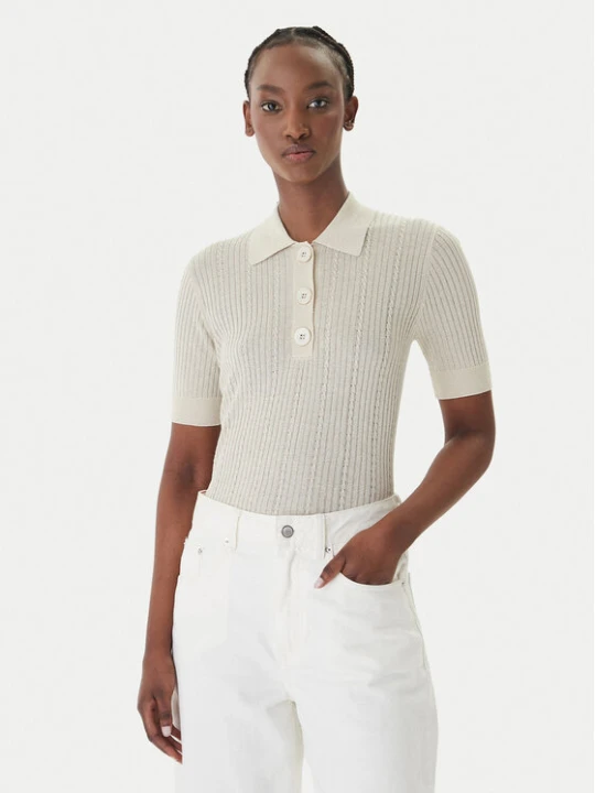 Foto del prodotto Liu Jo Polo WA6285 MS46J Beige Slim Fit