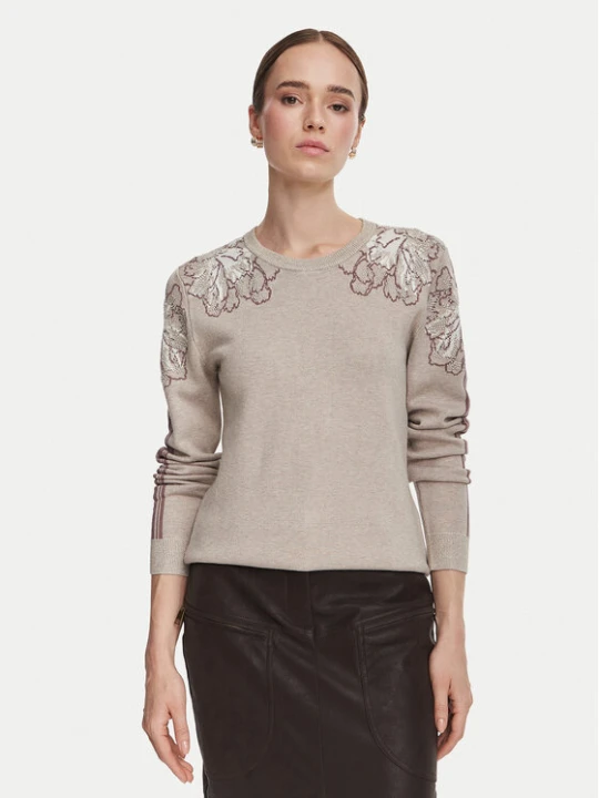 Foto del prodotto Liu Jo Sport Maglione TF6094 MS49I Beige Regular Fit