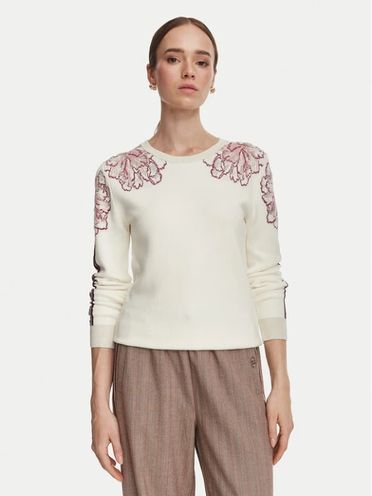 Foto del prodotto Liu Jo Sport Maglione TF6094 MS49I Crema Regular Fit