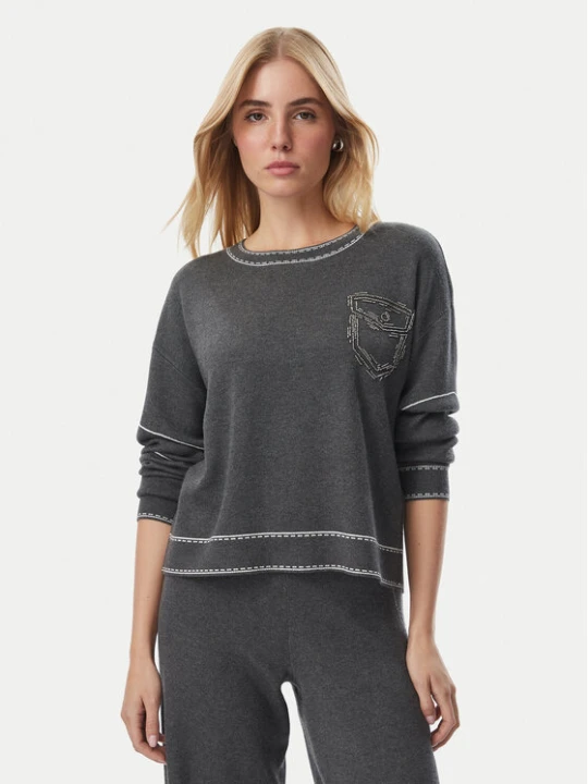 Foto del prodotto Liu Jo Sport Maglione TF6180 MS59L Grigio scuro Regular Fit
