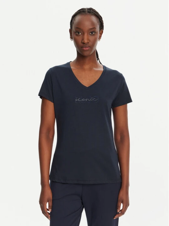 Foto del prodotto Liu Jo Sport T-shirt TA5179 J6040 Blu scuro Regular Fit
