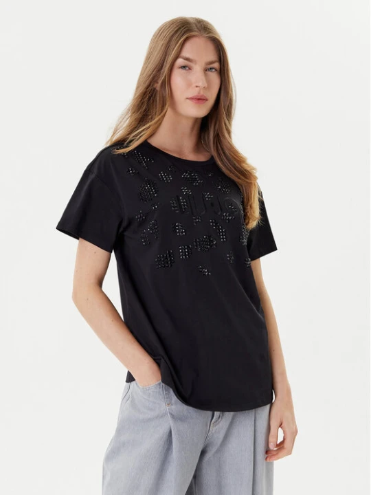 Foto del prodotto Liu Jo Sport T-shirt TF5184 JS923 Nero Relaxed Fit