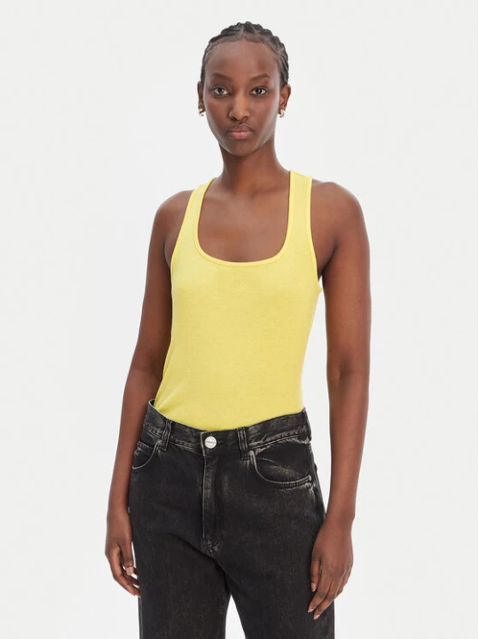 Foto del prodotto Liu Jo Sport Top TA6173 J3845 Giallo Regular Fit