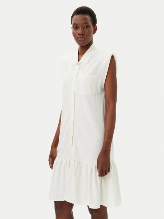 Foto del prodotto Liu Jo Sport Vestito chemisier TA5191 J5942 Écru Regular Fit Crema