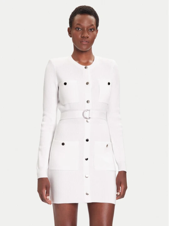 Foto del prodotto Liu Jo Vestito di maglia MF5371 MS99E Bianco Slim Fit