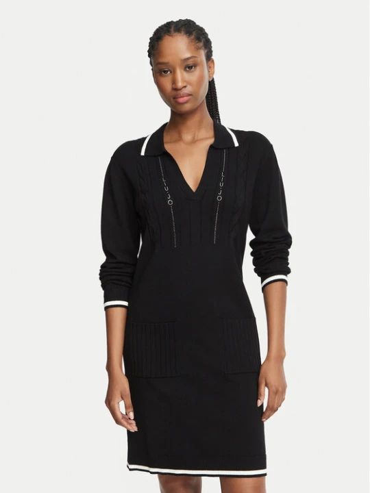 Foto del prodotto Liu Jo Vestito di maglia TF6271 MS63L Nero Regular Fit