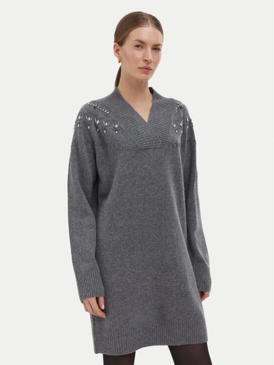 Foto del prodotto Liu Jo Vestito di maglia WF6372 MS009 Grigio Regular Fit