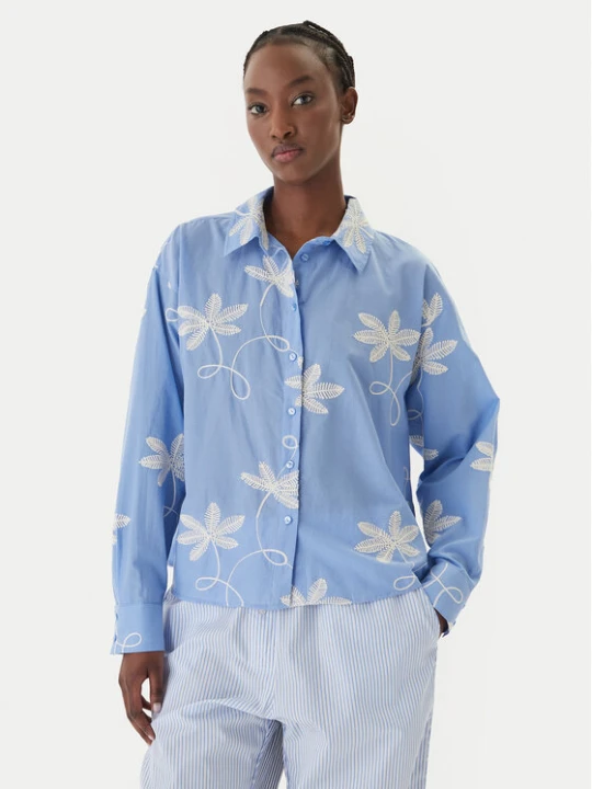 Foto del prodotto LOLA CASADEMUNT Camicia LS2615089 Blu Relaxed Fit