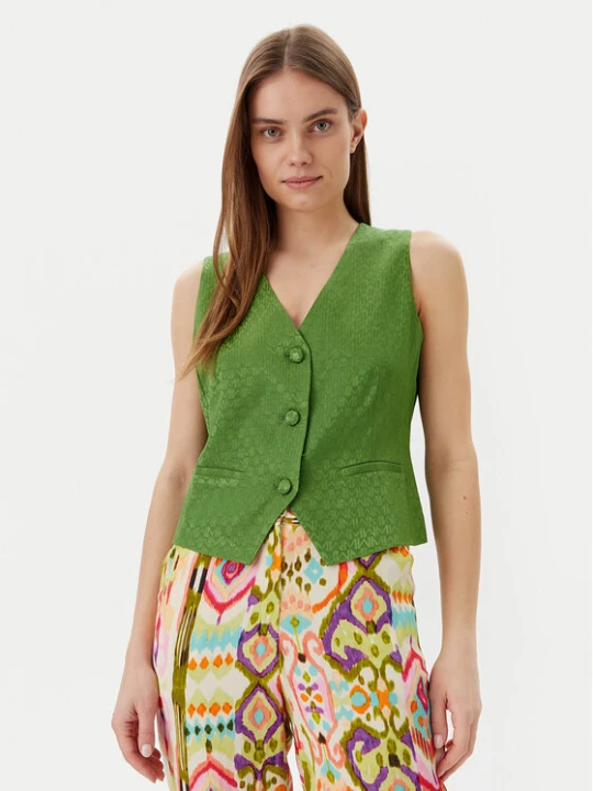 Foto del prodotto LOLA CASADEMUNT Gilet MS2502007 Verde Regular Fit