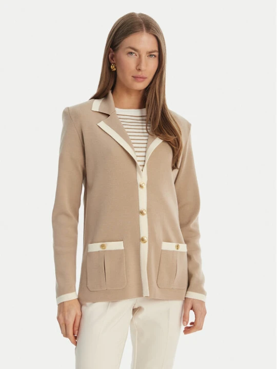Foto del prodotto Luisa Spagnoli Cardigan Meridien 100357 Beige Regular Fit