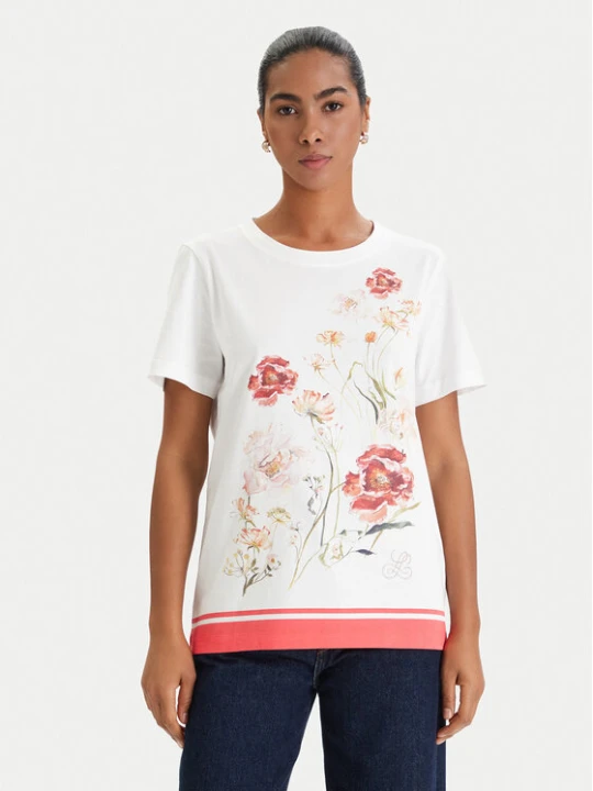 Foto del prodotto Luisa Spagnoli T-shirt Belle 543280 Bianco Regular Fit