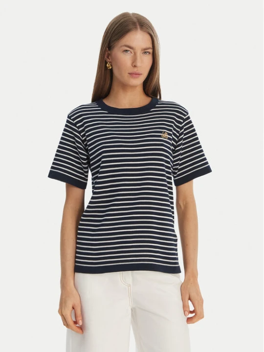 Foto del prodotto Luisa Spagnoli T-shirt Cattolica 100402 Blu scuro Regular Fit