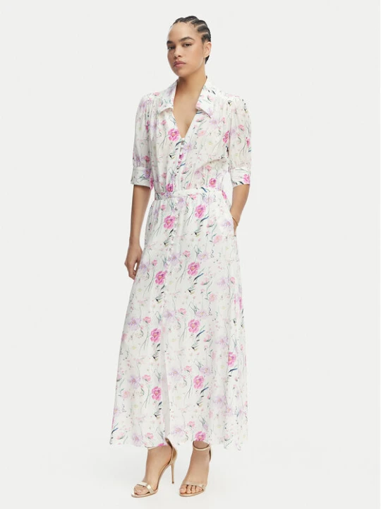 Foto del prodotto Luisa Spagnoli Vestito chemisier Pietanza 543224 Crema Regular Fit
