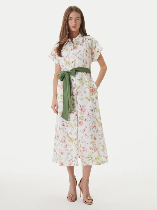 Foto del prodotto Luisa Spagnoli Vestito chemisier Pilea 543227 Écru Regular Fit Crema