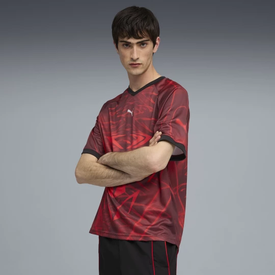 Foto del prodotto Maglia da calcio con stampa integrale PUMATECH dal taglio morbido unisex, Abbigliamento, Rosso czerwony