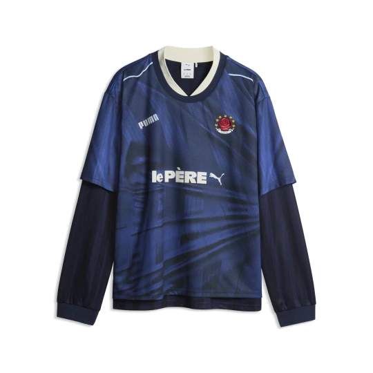Foto del prodotto Maglia PUMA x LE PÈRE dal taglio morbido da uomo, Abbigliamento, Blu niebieski