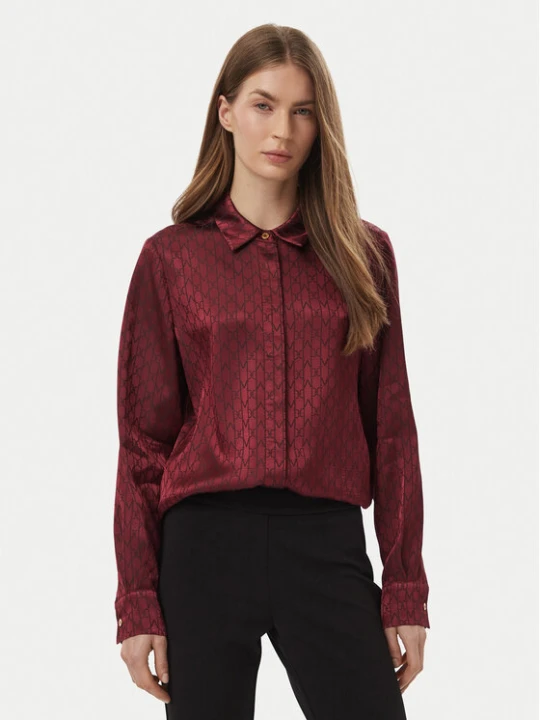 Foto del prodotto Marciano Guess Camicia G6BH09 W4874 Bordeaux Regular Fit