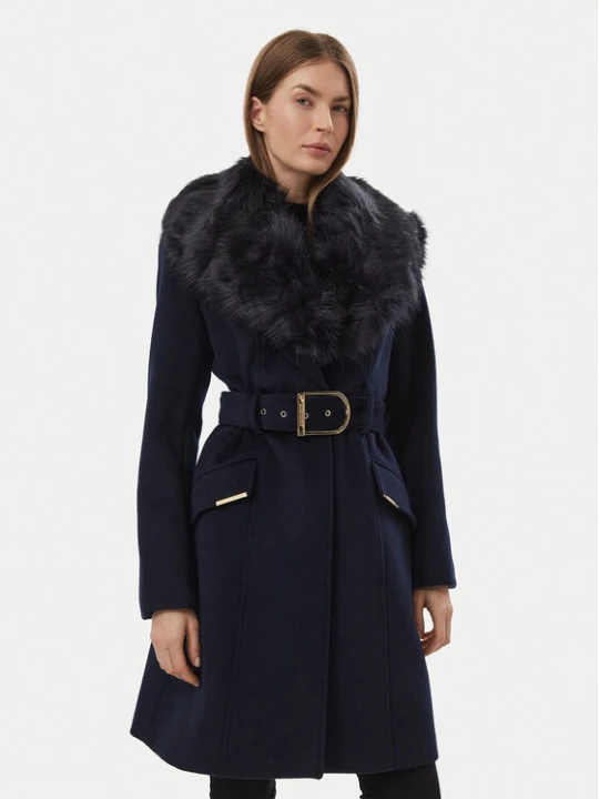 Foto del prodotto Marciano Guess Cappotto di lana G6BL05 W4416 Blu scuro Regular Fit