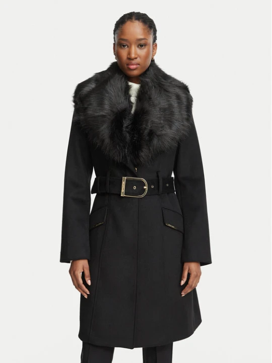 Foto del prodotto Marciano Guess Cappotto di lana G6BL05 W4416 Nero Classic Fit