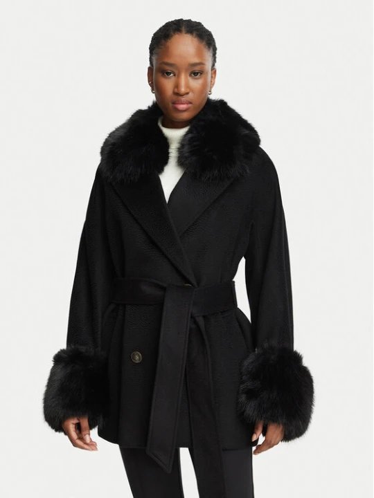 Foto del prodotto Marciano Guess Cappotto di lana G6BL08 W4427 Nero Regular Fit
