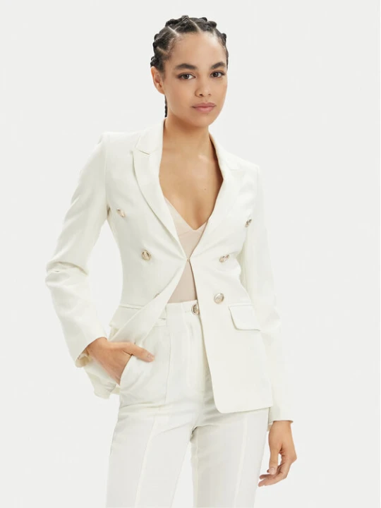 Foto del prodotto Marciano Guess Giacca da abito Martina 4GGN14 7158A Écru Blazer Fit Crema