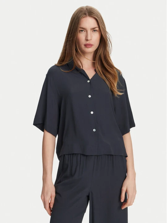 Foto del prodotto Marella Camicia Ouvert 2513111154 Blu scuro Regular Fit