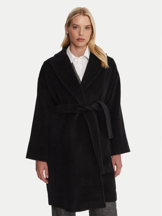 Foto del prodotto Marella Cappotto di lana Scherzo 2523016102 Nero Regular Fit