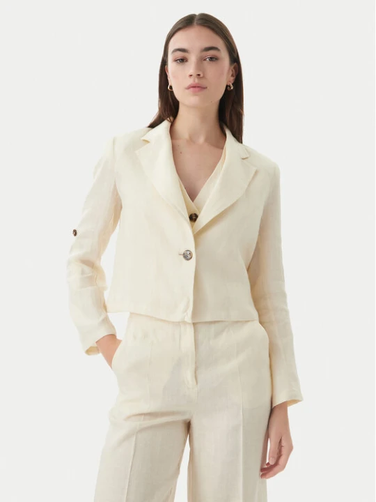 Foto del prodotto Marella Giacca da abito Emme by Marella Papiro 2615041042 Crema Regular Fit