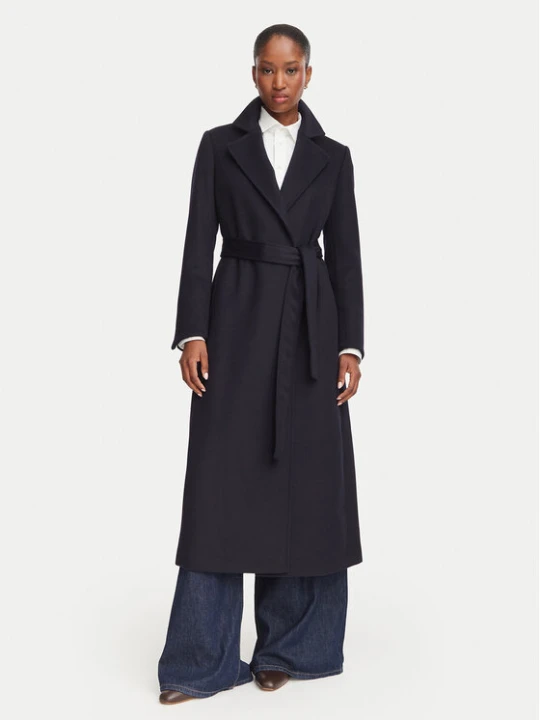 Foto del prodotto MAX&Co. Cappotto di lana Longrun 2628016044200 Blu scuro Regular Fit