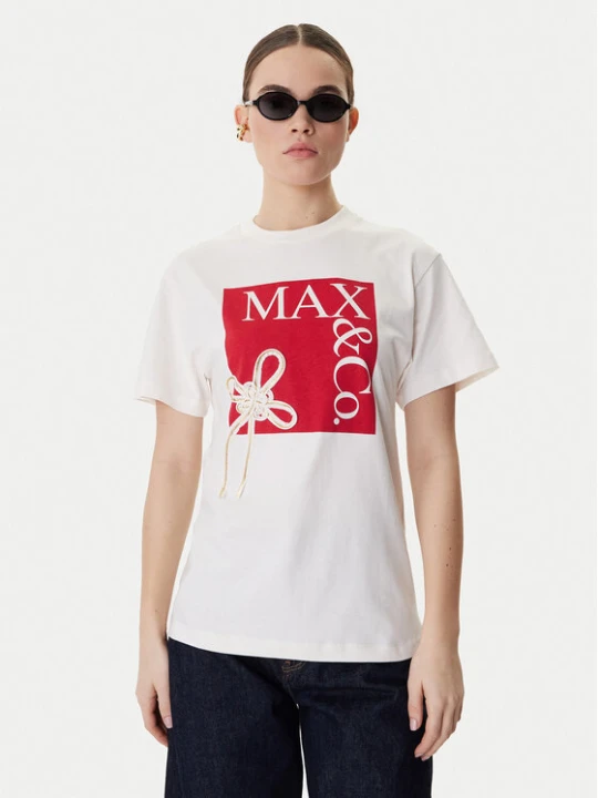 Foto del prodotto MAX&Co. T-shirt Mcivolare 2618971016200 Écru Regular Fit Crema