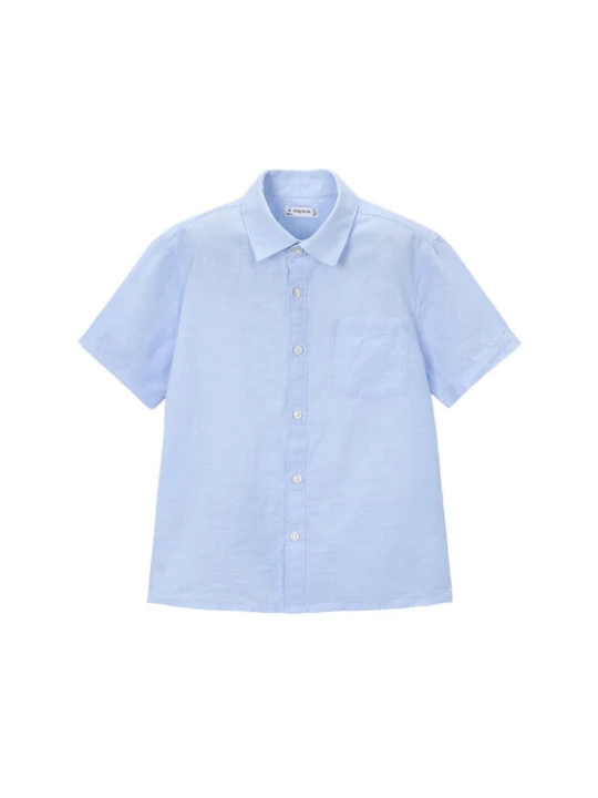 Foto del prodotto Mayoral Camicia 3112 Celeste Regular Fit