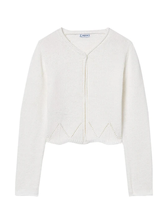 Foto del prodotto Mayoral Cardigan 6354 Bianco Regular Fit