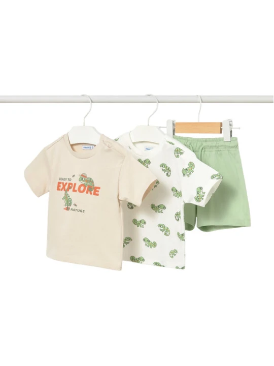 Foto del prodotto Mayoral Completo 2 T-shirt e pantaloncini 1669 Multicolore Regular Fit