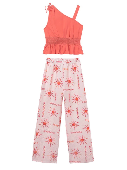 Foto del prodotto Mayoral Completo maglietta e pantaloni 6561 Rosa Regular Fit