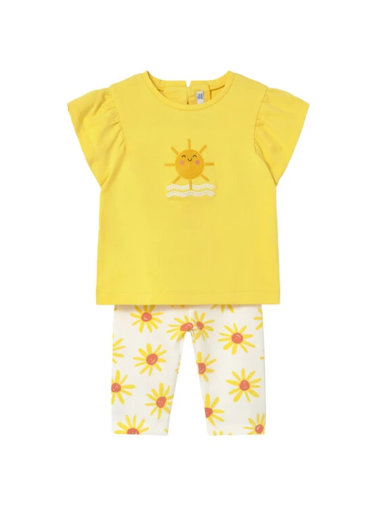 Foto del prodotto Mayoral Completo T-shirt e leggings 1751 Giallo Regular Fit