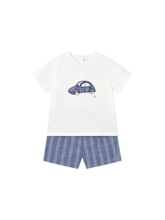 Foto del prodotto Mayoral Completo T-shirt e pantaloncini 1227 Blu Regular Fit